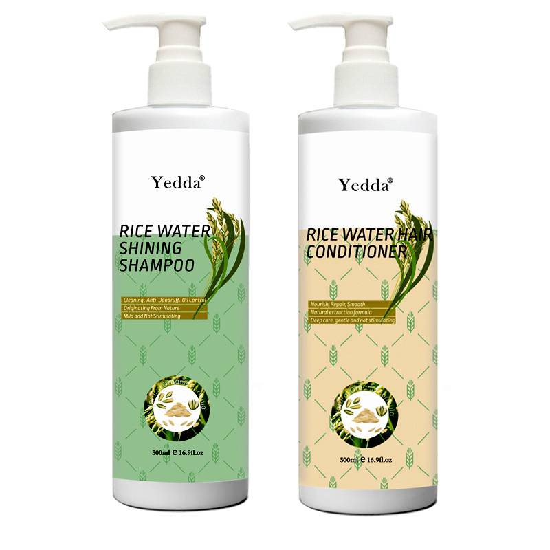 Organic Rice Water Nourishing Vegan Hair Care Set