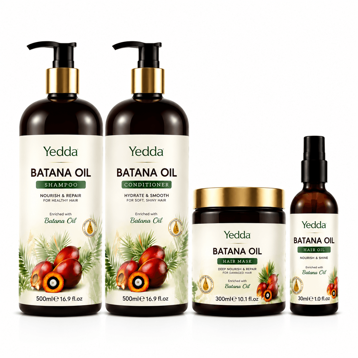 Organic Batana Oil Hair Care Set