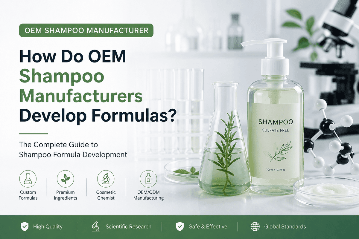 How Do OEM Shampoo Manufacturers Develop Formulas? - Blog article cover