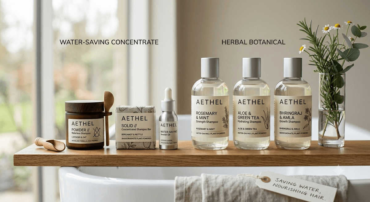 Water-saving Shampoo and the Future of Sustainable Beauty: Concentrated Shampoo, Eco-friendly Hair Care Solutions Trend - Blog article cover