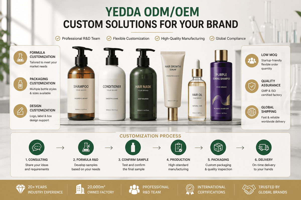 Haircare OEM/ODM Factory | Yedda Private Label - Blog article cover