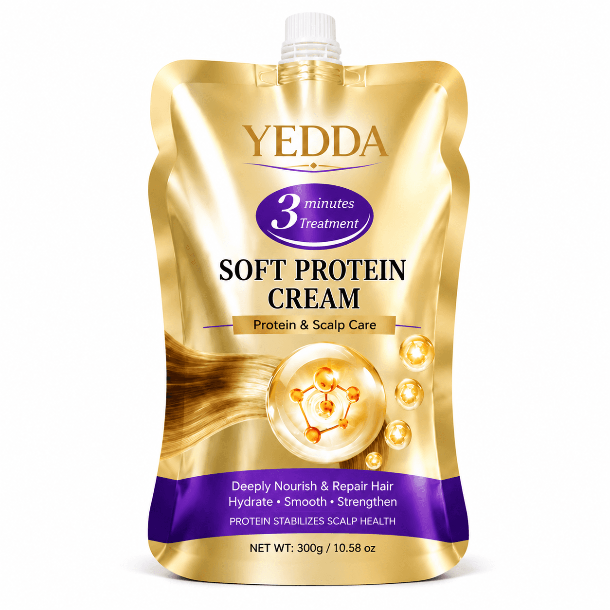 Straight Hair Keratin Care Cream