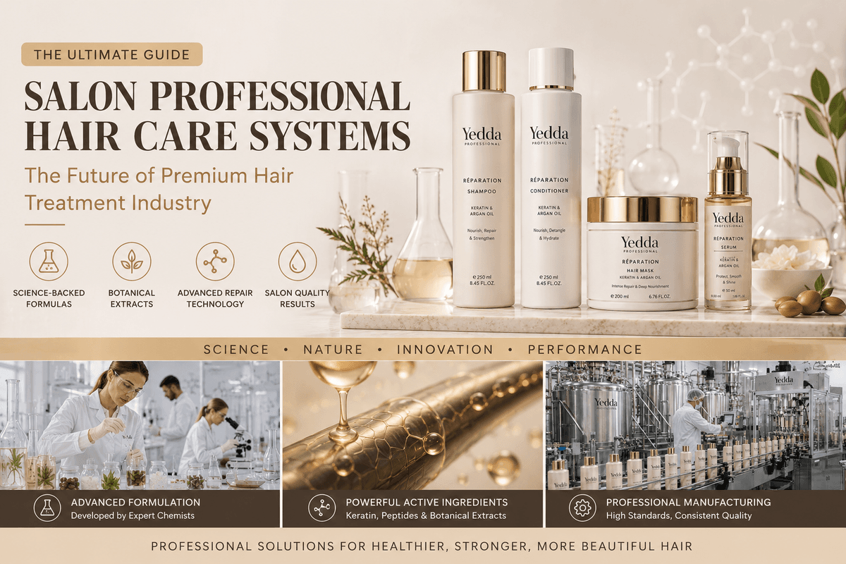 沙龙专业护发系统:高端护发行业的未来 - Blog article cover image about hair care and cosmetic manufacturing