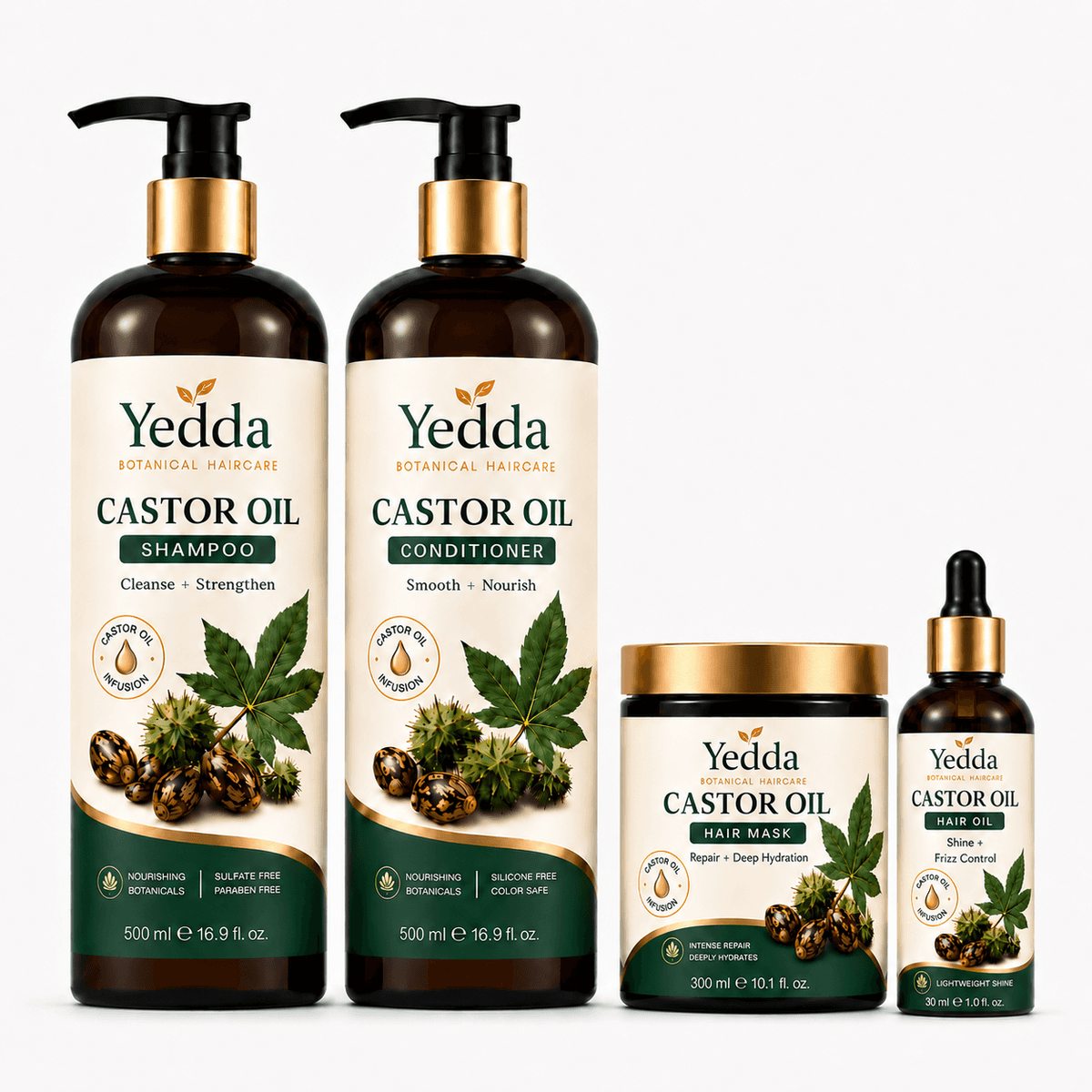 ベタベタからツヤツヤへ – 顧客がリピート購入するヒマシ油製品ラインを構築する - Blog article cover image about hair care and cosmetic manufacturing