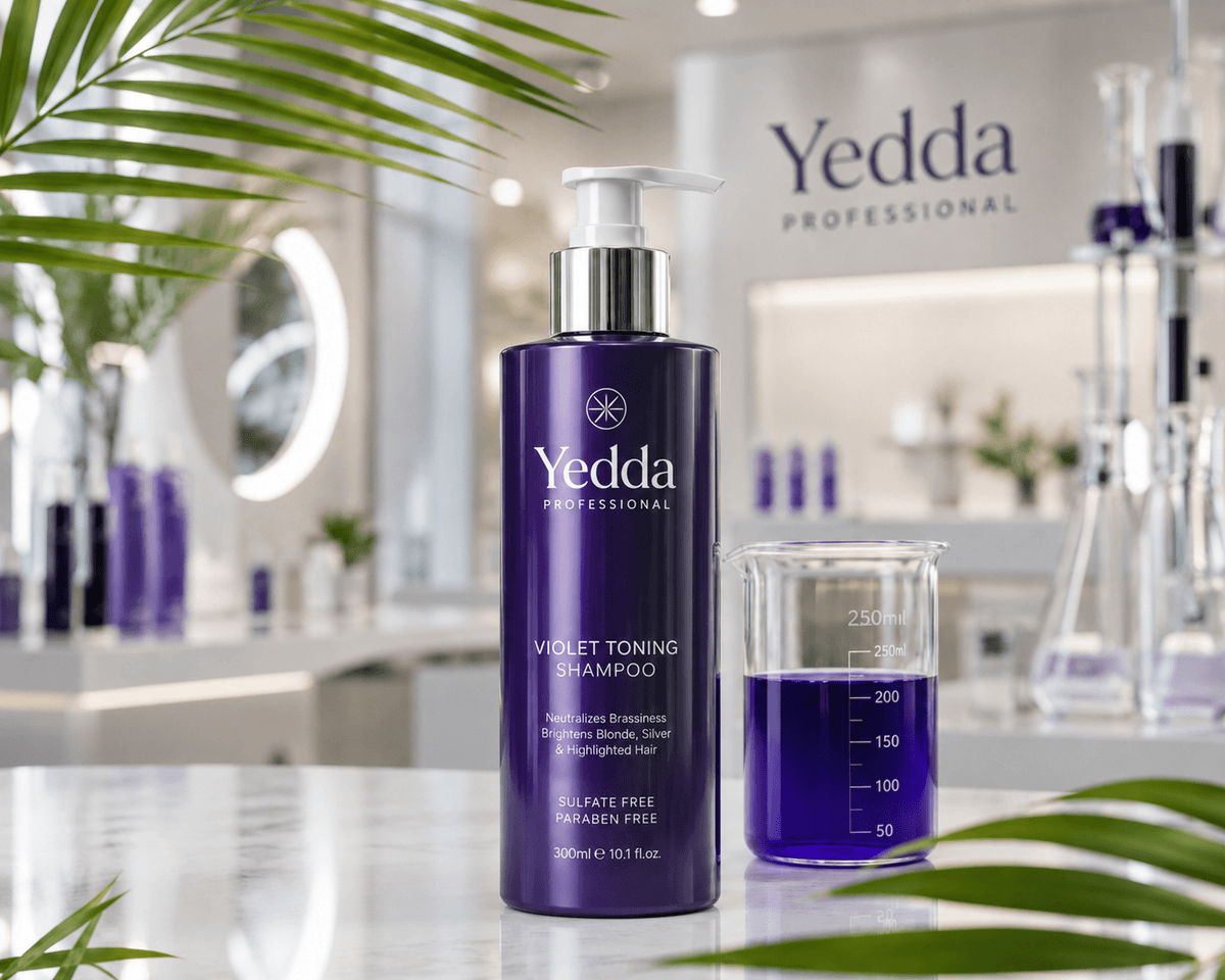 カラーケアシャンプーOEM:染めた髪、ブロンドヘア、白髪用のシャンプーとマスクの開発方法 - Blog article cover image about hair care and cosmetic manufacturing
