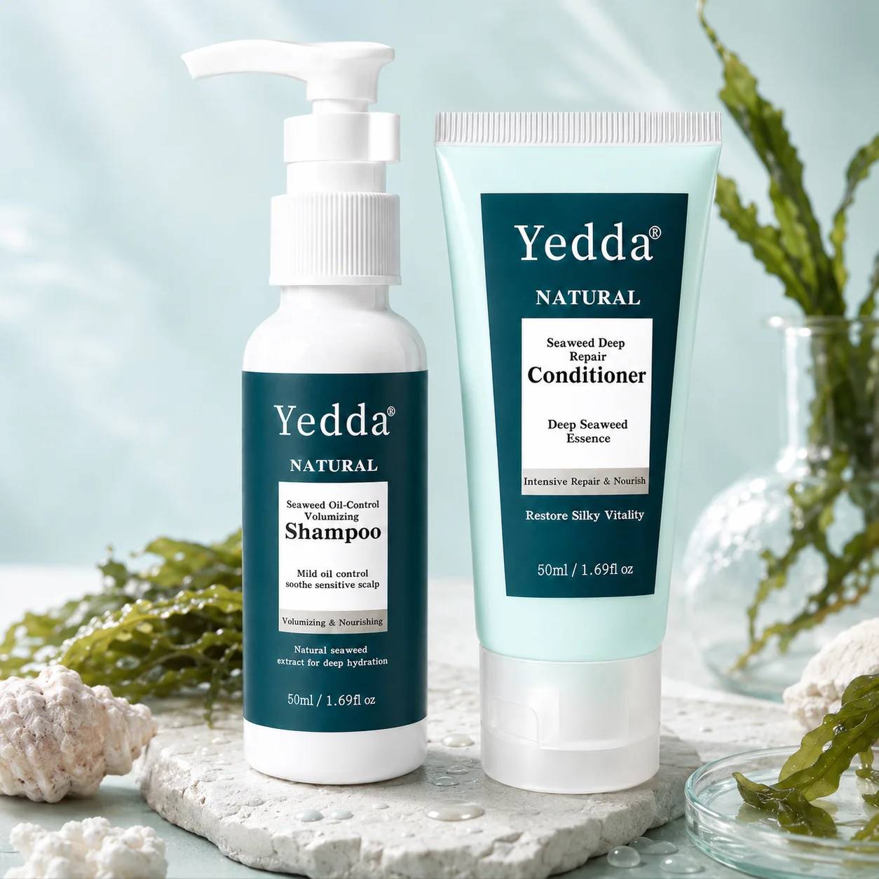 Seaweed sample hair care