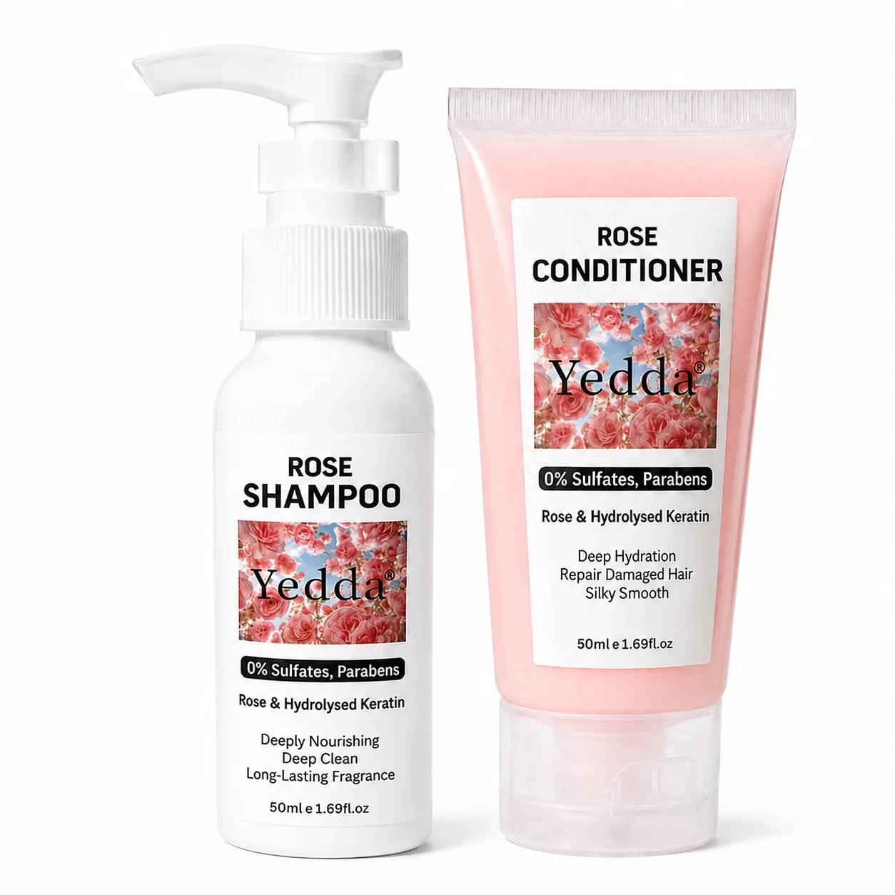 Rose sample hair care