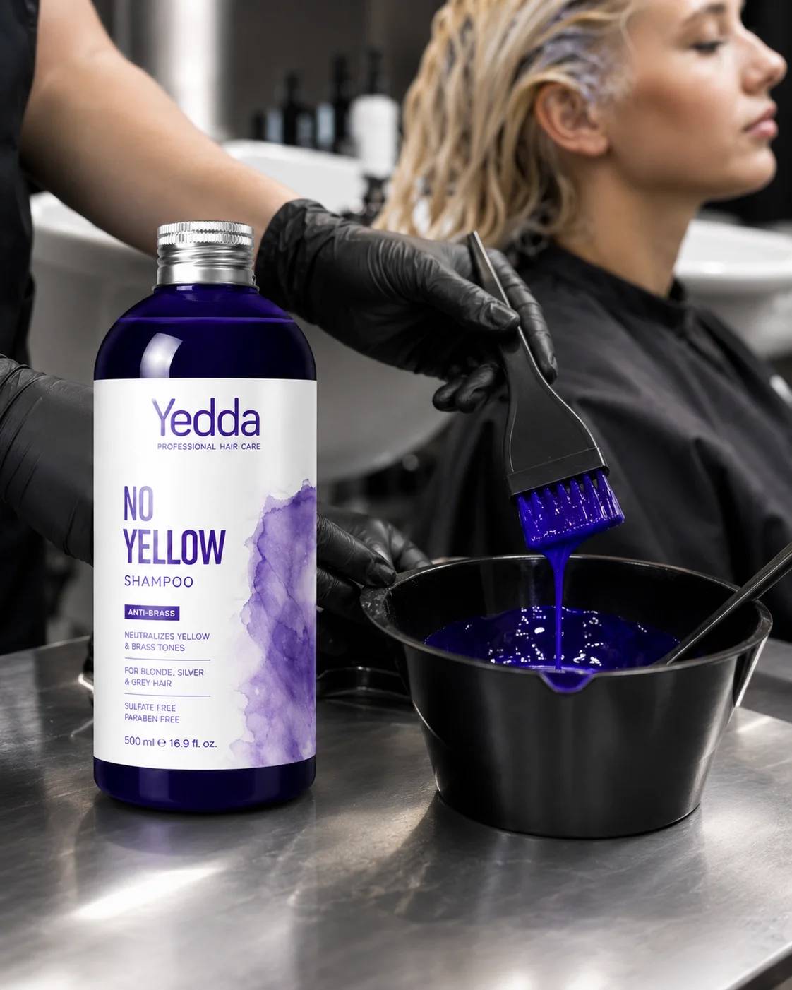Purple Shampoo for Blonde, Silver & Grey Hair